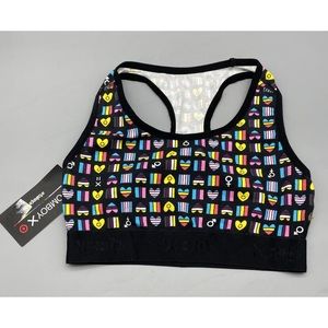 TOMBOY X #takepride racerback colorful bra Multiple